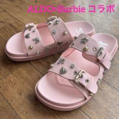 日本未発売　Barbie ALDOコラボ　ピンク サンダル 日本未発売 Barbie ALDOコラボ ピンク サンダル - メルカリ