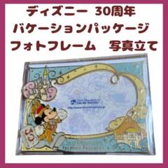 新品　未開封　ディズニー　バケーションパッケージ　30周年　写真立　L判　非売品