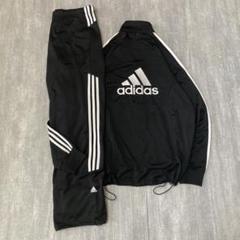 レア　adidasジャージ　セットアップ　レザー調　黒O 常田大希 2083616092.jpg?1699166120