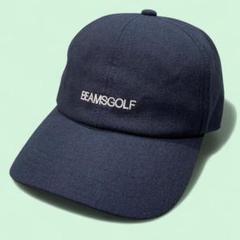 BEAMS GOLF ビームス ゴルフ リボン付きキャップ ネイビー 58～60のサムネイル