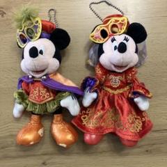 ミッキー ミニー ぬいぐるみバッチ　ハロウィン　2012