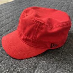 ニューエラ キャップ ワークキャップ 帽子 赤 7 3/8 58.7cm