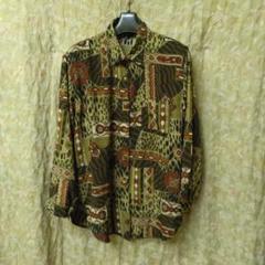 【新品未使用】オールドバティック BATIK TULIS 手描き ② BATIK PRINT LONG SLEEVE TOP(S WhitexBlack): Vintage 1.1｜THE