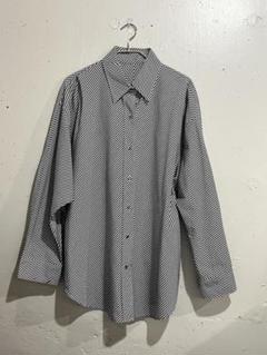 Laungedress ラウンジドレス バイヤスストライプシャツ ブラック LOUNGEDRESS（ラウンジドレス）の「バイヤスストライプシャツ