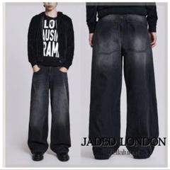 JADED LONDON似 ウォッシュドデニム ブラック S