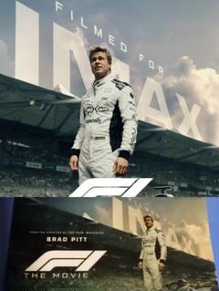 と*)様 F1 / エフワン 映画 ポスター C A3 F1／エフワン」ポスタービジュアル - ブラッド・ピットらが現役