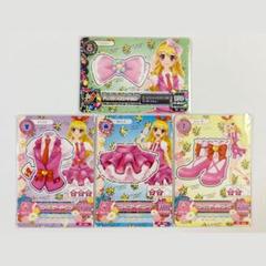 アイカツ 星宮いちご 入学セット ピンクステージ ジュエルつきピンクリボン Bibian 比比昂 - アイカツカード ジュエルつきピンクリボン