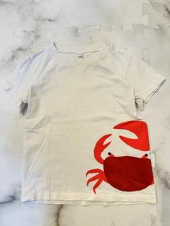 無印良品　カニプリントTシャツ サイズ100