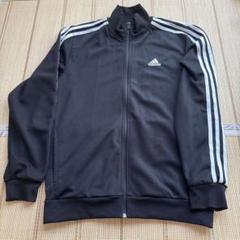 adidas ブラック ジャージジャケット Lサイズ