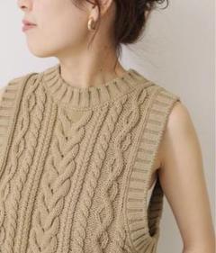 Spick＆Span ケーブルノースリーブニット Spick＆Span ケーブルノースリーブニット - メルカリ