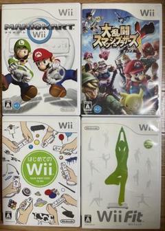 Wiiソフト　4本まとめ売り　大乱闘スマッシュブラザーズX 他
