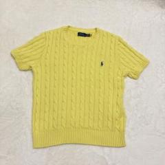 美品✨　ポロラルフローレン 半袖ニット　黄色
