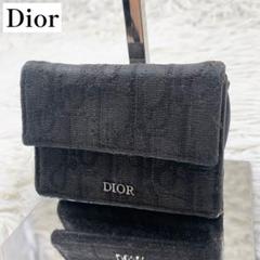 Dior♡ネイビー 三つ折り財布♡最終値下げ Dior 三つ折り財布 ネイビー キャンバス/レザー - メルカリ