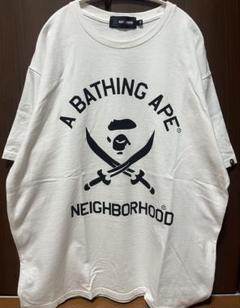 A BATHING APE X Neighborhood Tee White XL - POIZON