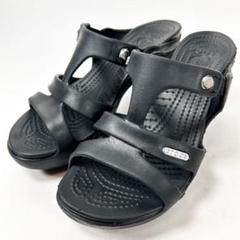 廃盤】crocs クロックス w7(23) サイプラス サンダル ブラック