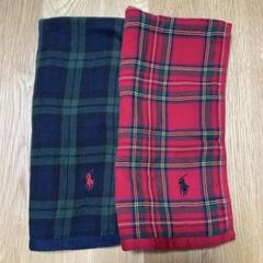 Ralph Lauren チェック柄バスタオル2枚セット RALPH LAUREN HOME ラルフローレン タオル 2枚セット 34×80