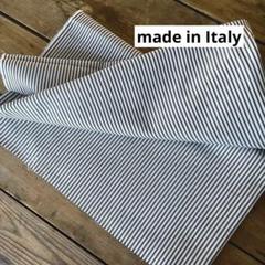 ボーダーcotton生地　ハギレ　　　　　made in Italy