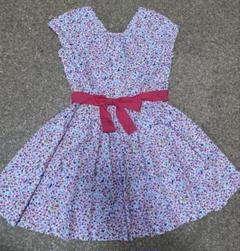 PETIT BATEAU 花柄ノースリーブワンピース 116cm