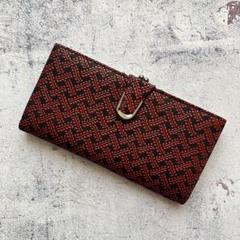 印伝屋　財布　長財布　未使用 古都印伝 財布 レディース 長財布 本革 日本製 和装 印伝 レース