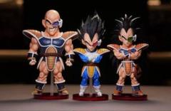サイヤ人編　ベジータ　ラディッツ　ナッパ　3体セット　ドラゴンボール　フィギュアのサムネイル