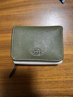 COACH レザー 三つ折り財布 Cロゴ