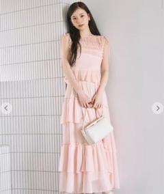 LILLIANCARAT フリルティアードスカート フリルトップス SET