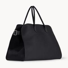 r【新品未使用】THE ROW ソフトマルゴー15 ブラックスエード Soft Margaux 15 バッグ スエード ブラック – The Row