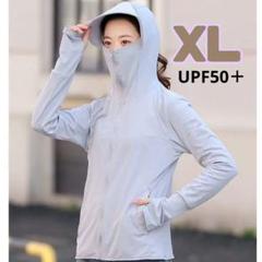 UVカットパーカー　ラッシュガード　XL 　速乾　紫外線防止 UPF50＋