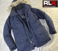 【値下げ_美品】RLXラルフローレン　ダウンSサイズ 楽天市場】RLX ラルフローレン RLX フーデッド リップストップ