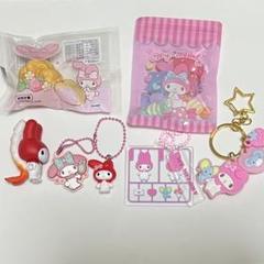 サンリオ　マイメロディー　キーホルダー　チャーム　お菓子風マスコット　ガチャ