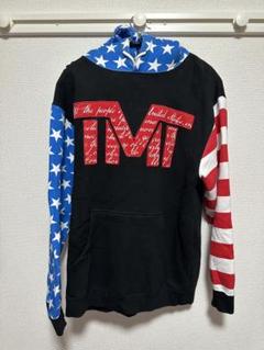 メイウェザー着用THE MONEY TEAM アメリカ国旗デザイン パーカー S メイウェザー着用THE MONEY TEAM アメリカ国旗デザイン パーカー