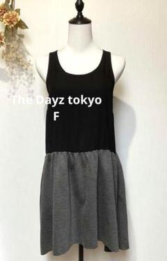 美品 日本製 TheDayztokyo ノースリーブワンピース F ブラック
