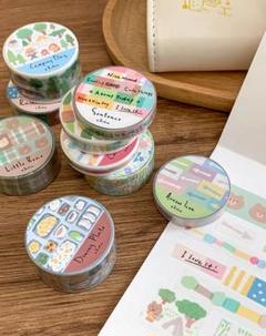 【モリンタ】 molinta　卓大王　海外マステ　13種セット　巻き売り モリンタ】 molinta卓大王海外マステ13種セット巻き売り
