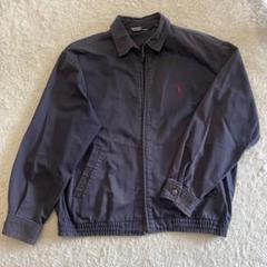 極美品✨ポロラルフローレン スイングトップ ポニー刺繍 チェック ネイビー 現行 POLO RALPH LAUREN ポロ ラルフローレン ビッグポニー 刺繍