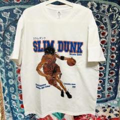 スラムダンク 流川 ティーシャツ 白 半袖 メンズ 新品 XL ２XL