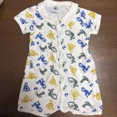 Petit Bateau 動物柄ロンパース 6m/67cm