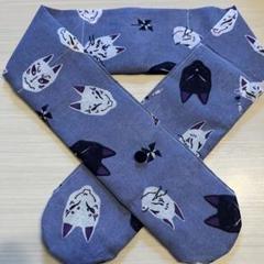 ハンドメイド　ネッククーラー　スナップボタン　保冷剤ポケット付