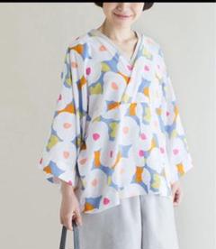 みちこ　　ソウソウ　SOU・SOU　着衣　知多木綿 たばた絞り　大帷 SOU・SOU