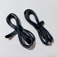 CUGUNU USB-C to USB-c ケーブル 1m 2本 ブラック