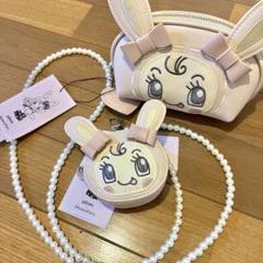 新品タグ付 pium×mezzo piano べリエちゃんポーチ 2点セット