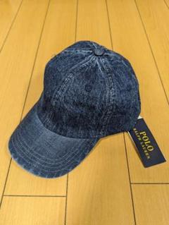 新品 ポロラルフローレン キャップ ベースボール デニム インディゴ ポニー刺繍 新品 ポロラルフローレン キャップ ベースボール デニム