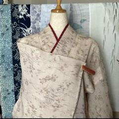 単衣　横縞　綿着物　身丈（肩から）155㎝　小柄な方 単衣 横縞 綿着物 身丈（肩から）155㎝ 小柄な方 - メルカリ