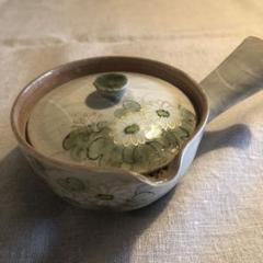 陶あん　京焼き　清水焼き　秋草　皿　急須　used品 陶あん京焼き清水焼き秋草皿急須used品