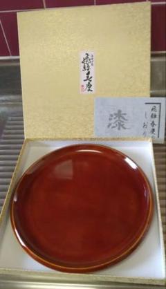 飛騨春慶　無形文化財　春慶塗　漆　お盆　半月盆　３枚セット 無形文化財 飛騨春慶 半月会席膳 京都 五客セット 飛騨春慶塗 漆塗