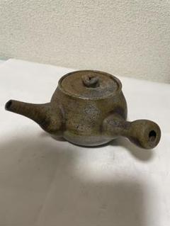 唯一無二】墨釉 × 経文彫刻｜作家物 茶壺／急須【高値即売