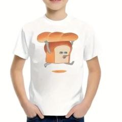 パンどろぼう Tシャツ メッシュ素材 白 ホワイト メッシュ素材 110 １２０