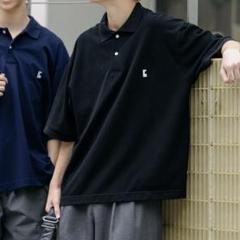 clesste CITY S/S POLO SHIRT (BLACK)のサムネイル