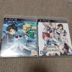 PS3ソフト　ソードアート・オンライン ＆ シャイニング・レゾナンス　2本セット