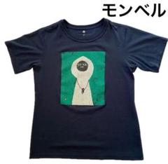 モンベル Tシャツ 白い山男　版画　ウィックロン　畦地梅太郎　登山　ランニング