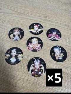XG マクドナルド限定 ステッカー 5セット